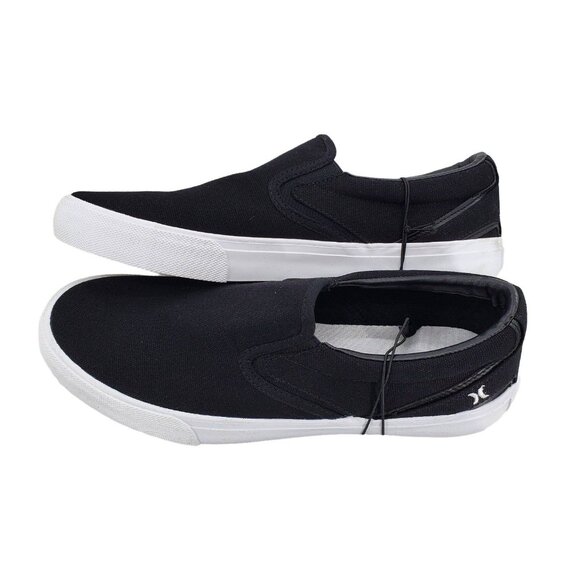 Hurley 9.5 Sneaker Men Arlo Slip On Loafer Canvas Casual Retro Classic Shoe - Picture 5 of 12